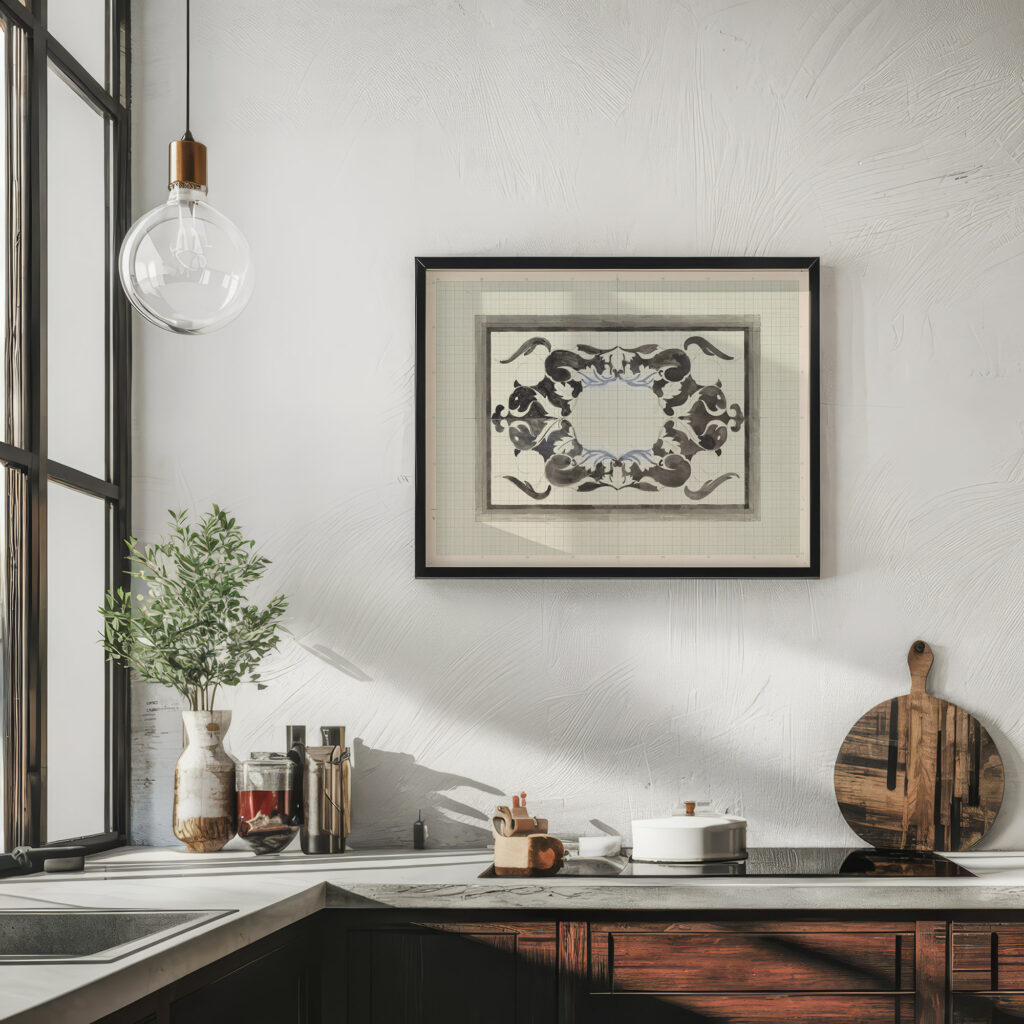 Ontwerp voor de ex libris van Carel Lion Cachet 1874 Carel Adolph Lion Cachet 6 mockup