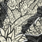 Ontwerp voor de omslag van ‘De Gemeenschap met een voorstelling van vlinders rond bladeren en bloemen vliegend 1891 Leo Gestel 8 mockup