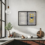 Ontwerp voor een boekband met bloemmotief 1874 Carel Adolph Lion Cachet 6 mockup