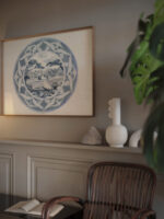 Ontwerp voor een bord met een tuingezicht 1874 Carel Adolph Lion Cachet video mockup