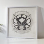 Ontwerp voor een ex libris van Johannes Henoch Neethling 1874 Carel Adolph Lion Cachet 5 mockup