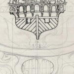 Ontwerp voor een ex libris voor D. Goedkoop 1874 Carel Adolph Lion Cachet 8 mockup