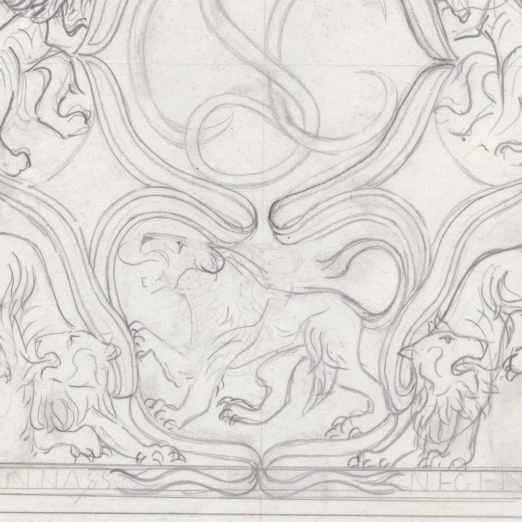 Ontwerp voor een ex libris voor de zoon van de kunstenaar 1874 Carel Adolph Lion Cachet 8 mockup