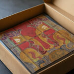 Ontwerp voor een glas in lood koepel voor de muziekzaal van het schip J.P. Coen 1874 Carel Adolph Lion Cachet video mockup