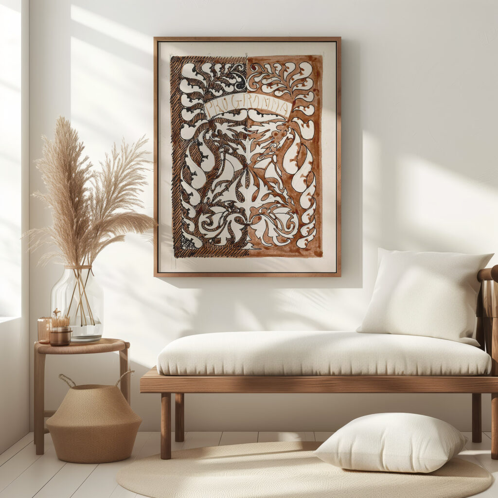 Ontwerp voor een omslag van een programmaboek 1916 Reijer Stolk 5 mockup