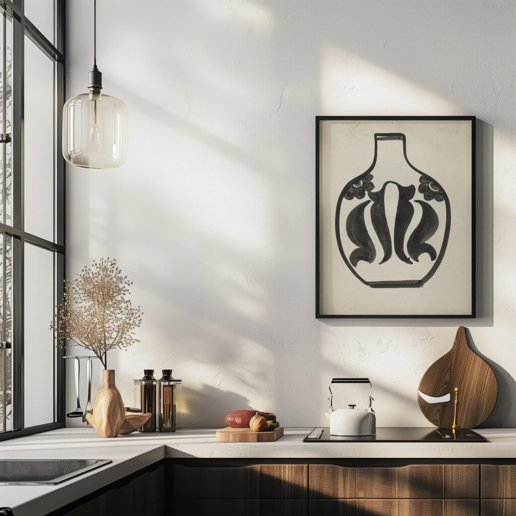 Ontwerp voor een vaas 1874 Carel Adolph Lion Cachet 6 mockup