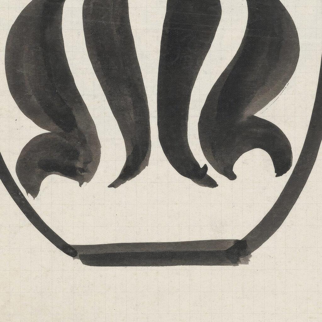 Ontwerp voor een vaas 1874 Carel Adolph Lion Cachet 8 mockup