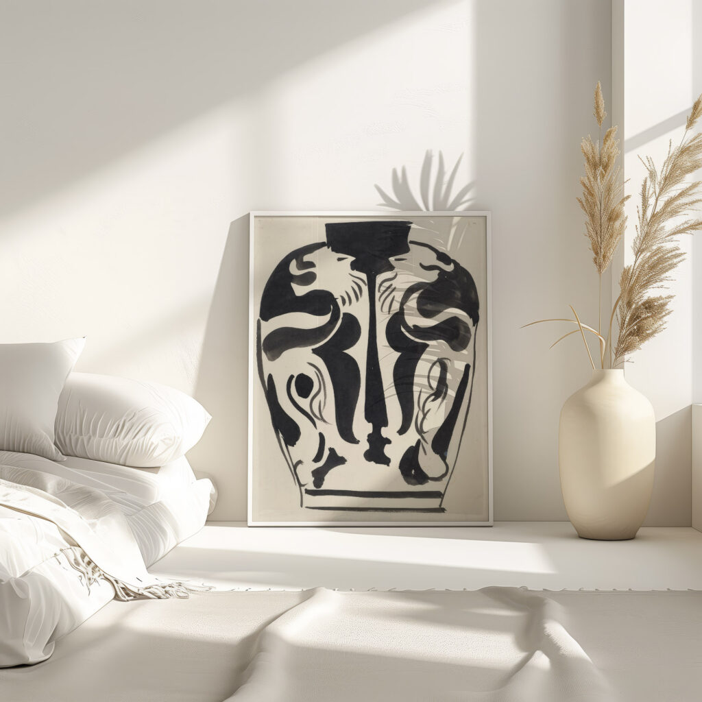 Ontwerp voor een vaas met leeuwenmotief 1874 Carel Adolph Lion Cachet 1 4 mockup