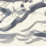 Ontwerp voor een vignet naakte vrouw en paard met op de achtergrond de zee 1891 Leo Gestel 8 mockup