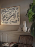 Ontwerp voor een vignet naakte vrouw en paard met op de achtergrond de zee 1891 Leo Gestel video mockup