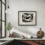 Ontwerp voor een vignet schelp en meeuw 1891 Leo Gestel 6 mockup