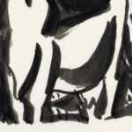 Ontwerp voor een vignet voorstelling met drie koeien 1891 Leo Gestel 8 mockup