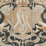 Ontwerp voor gedenkbord van de KPM bij de geboorte van prinses Juliana in 1909 1909 Carel Adolph Lion Cachet 8 mockup