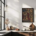 Ontwerp voor raam in het Noordertransept in de Dom te Utrecht 12 ca. 1878 1938 Richard Nicolaus Roland Holst 6 mockup