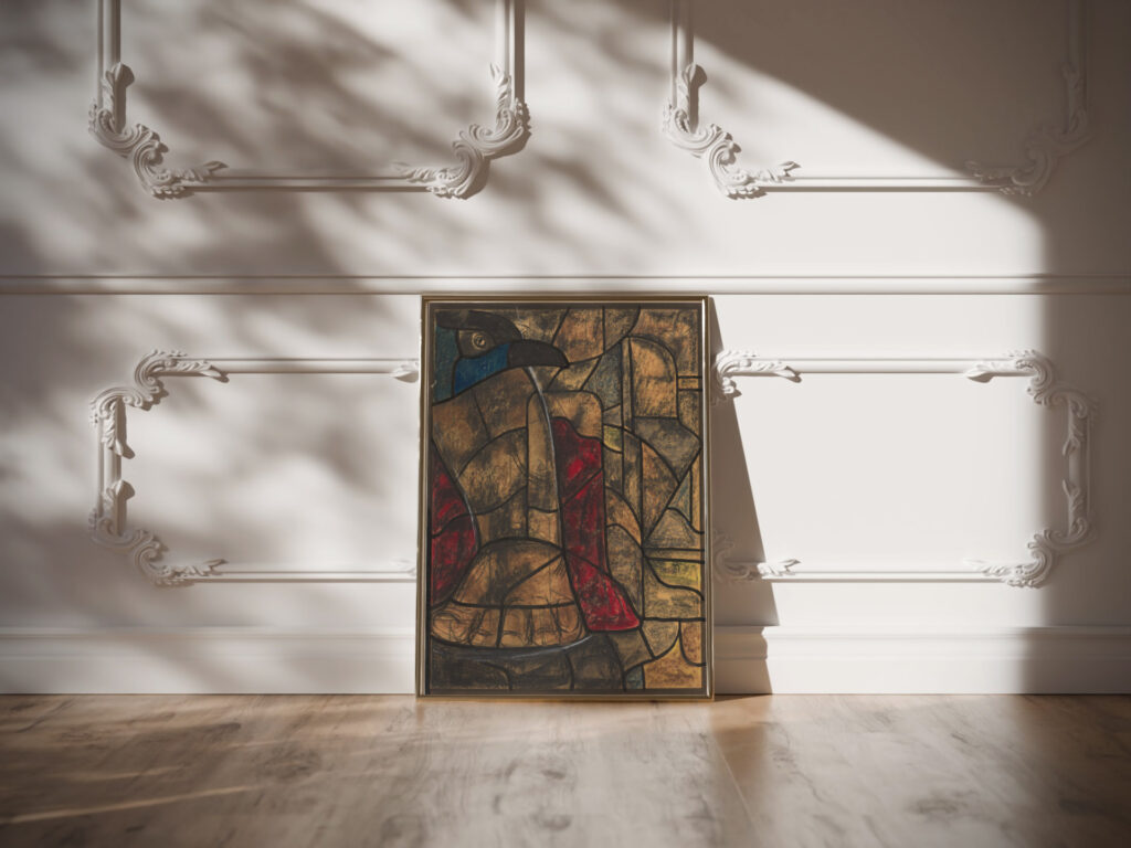 Ontwerp voor raam in het Noordertransept in de Dom te Utrecht 12 ca. 1878 1938 Richard Nicolaus Roland Holst video mockup