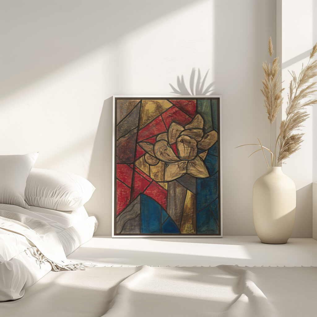 Ontwerp voor raam in het Noordertransept in de Dom te Utrecht 13 ca. 1878 1938 Richard Nicolaus Roland Holst 4 mockup