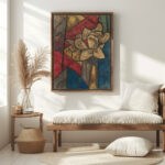 Ontwerp voor raam in het Noordertransept in de Dom te Utrecht 13 ca. 1878 1938 Richard Nicolaus Roland Holst 5 mockup