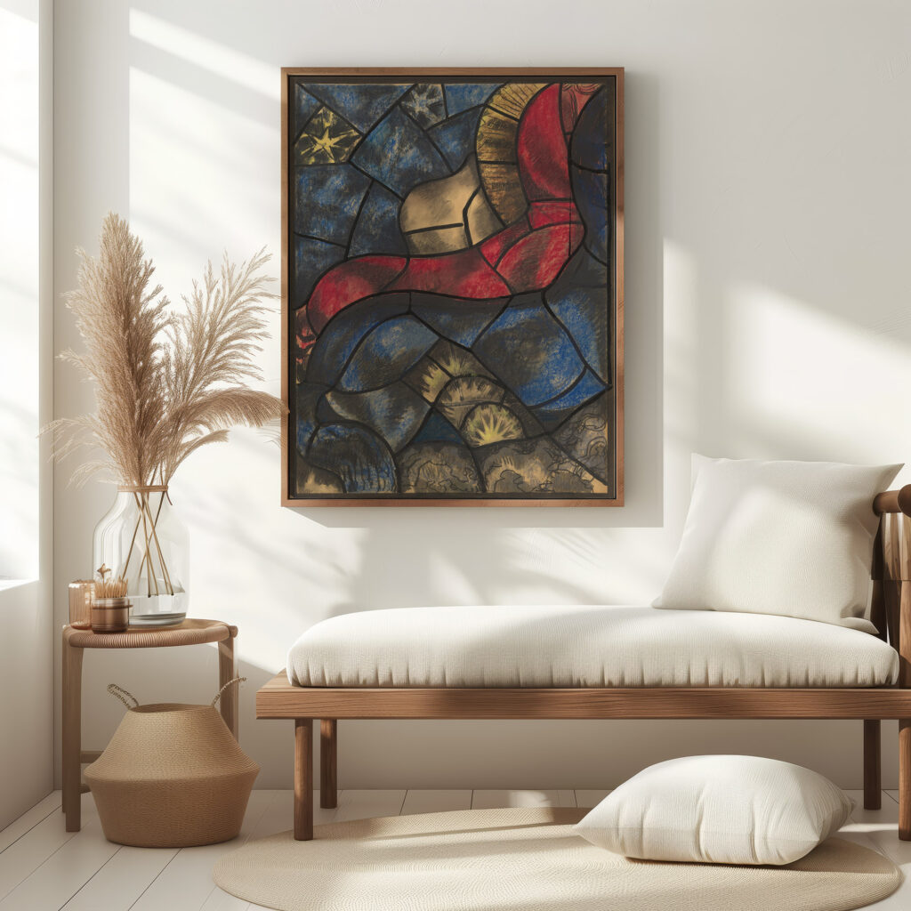 Ontwerp voor raam in het Noordertransept in de Dom te Utrecht 14 ca. 1878 1938 Richard Nicolaus Roland Holst 5 mockup