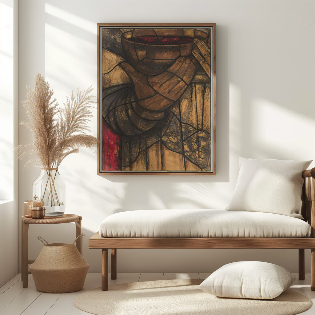 Ontwerp voor raam in het Noordertransept in de Dom te Utrecht 15 ca. 1878 1938 Richard Nicolaus Roland Holst 5 mockup