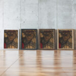 Ontwerp voor raam in het Noordertransept in de Dom te Utrecht 15 ca. 1878 1938 Richard Nicolaus Roland Holst framed posters mockup