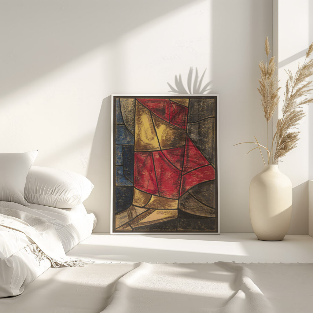 Ontwerp voor raam in het Noordertransept in de Dom te Utrecht 2 ca. 1878 1938 Richard Nicolaus Roland Holst 4 mockup