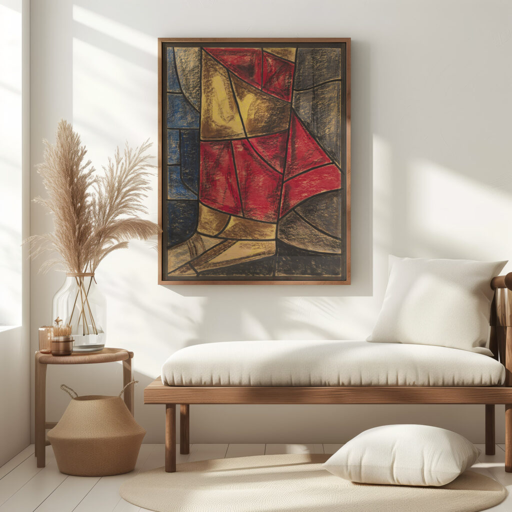 Ontwerp voor raam in het Noordertransept in de Dom te Utrecht 2 ca. 1878 1938 Richard Nicolaus Roland Holst 5 mockup