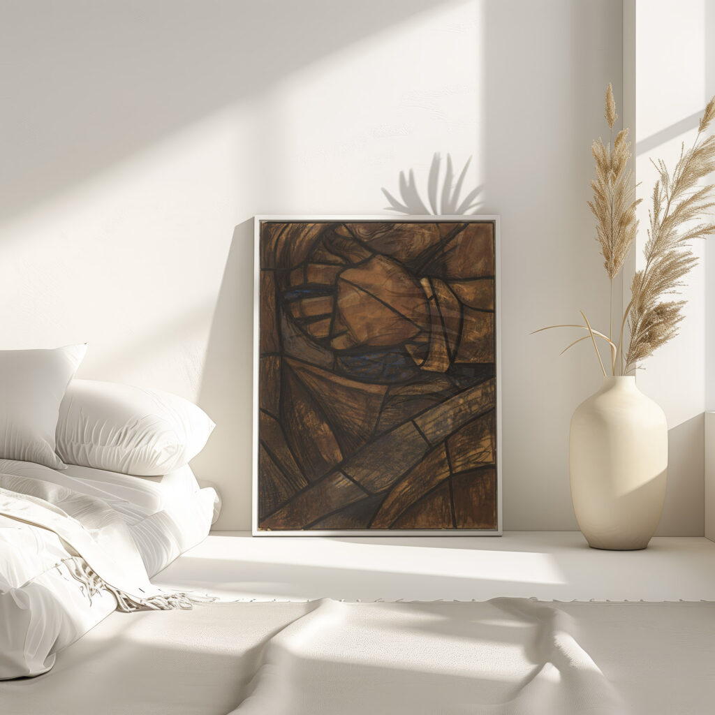 Ontwerp voor raam in het Noordertransept in de Dom te Utrecht 20 ca. 1878 1938 Richard Nicolaus Roland Holst 4 mockup