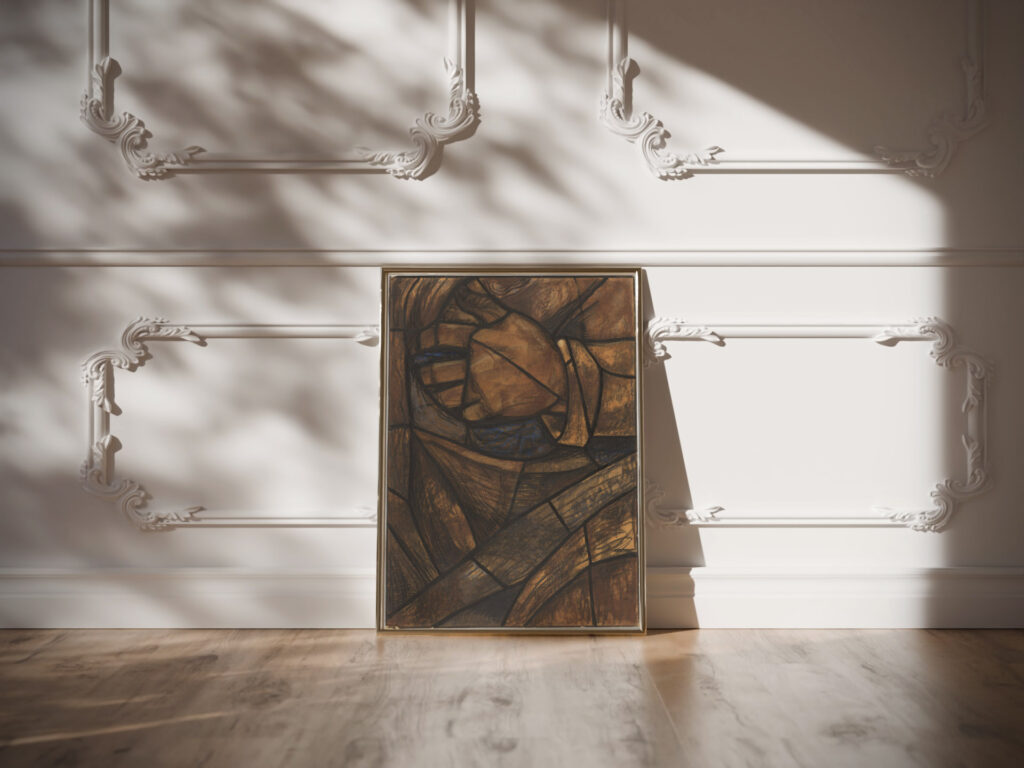 Ontwerp voor raam in het Noordertransept in de Dom te Utrecht 20 ca. 1878 1938 Richard Nicolaus Roland Holst video mockup