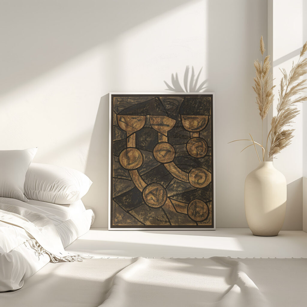 Ontwerp voor raam in het Noordertransept in de Dom te Utrecht 21 ca. 1878 1938 Richard Nicolaus Roland Holst 4 mockup