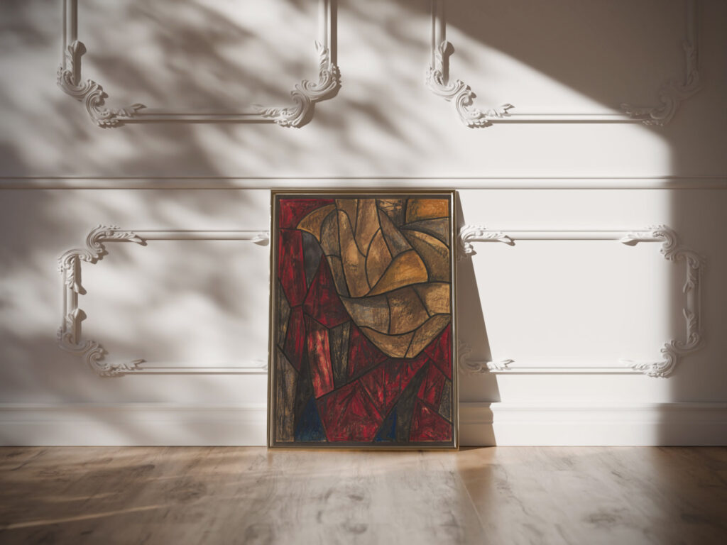 Ontwerp voor raam in het Noordertransept in de Dom te Utrecht 22 ca. 1878 1938 Richard Nicolaus Roland Holst video mockup