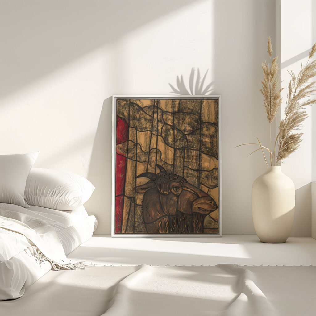 Ontwerp voor raam in het Noordertransept in de Dom te Utrecht 23 ca. 1878 1938 Richard Nicolaus Roland Holst 4 mockup