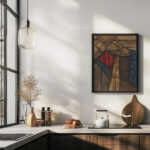 Ontwerp voor raam in het Noordertransept in de Dom te Utrecht 27 ca. 1878 1938 Richard Nicolaus Roland Holst 6 mockup