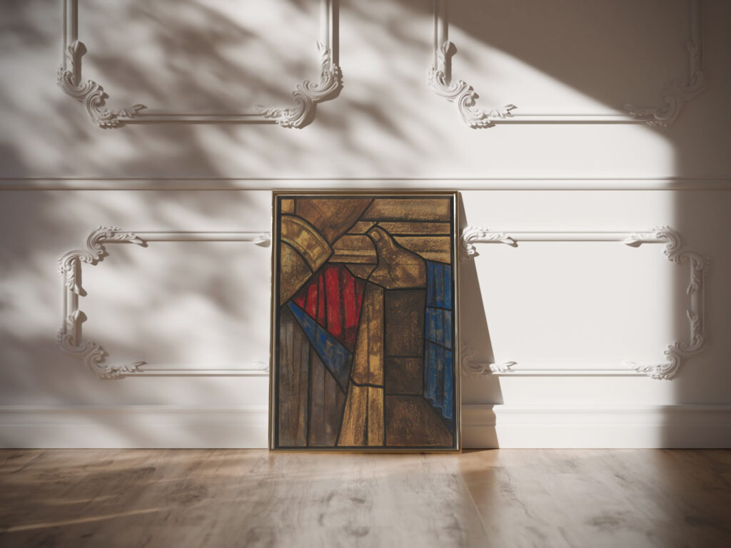 Ontwerp voor raam in het Noordertransept in de Dom te Utrecht 27 ca. 1878 1938 Richard Nicolaus Roland Holst video mockup