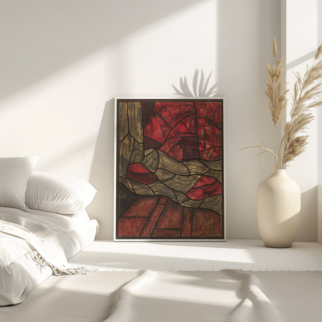 Ontwerp voor raam in het Noordertransept in de Dom te Utrecht 29 ca. 1878 1938 Richard Nicolaus Roland Holst 4 mockup