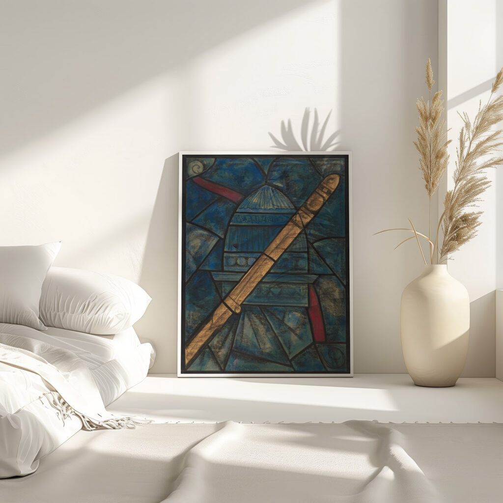 Ontwerp voor raam in het Noordertransept in de Dom te Utrecht 31 ca. 1878 1938 Richard Nicolaus Roland Holst 4 mockup