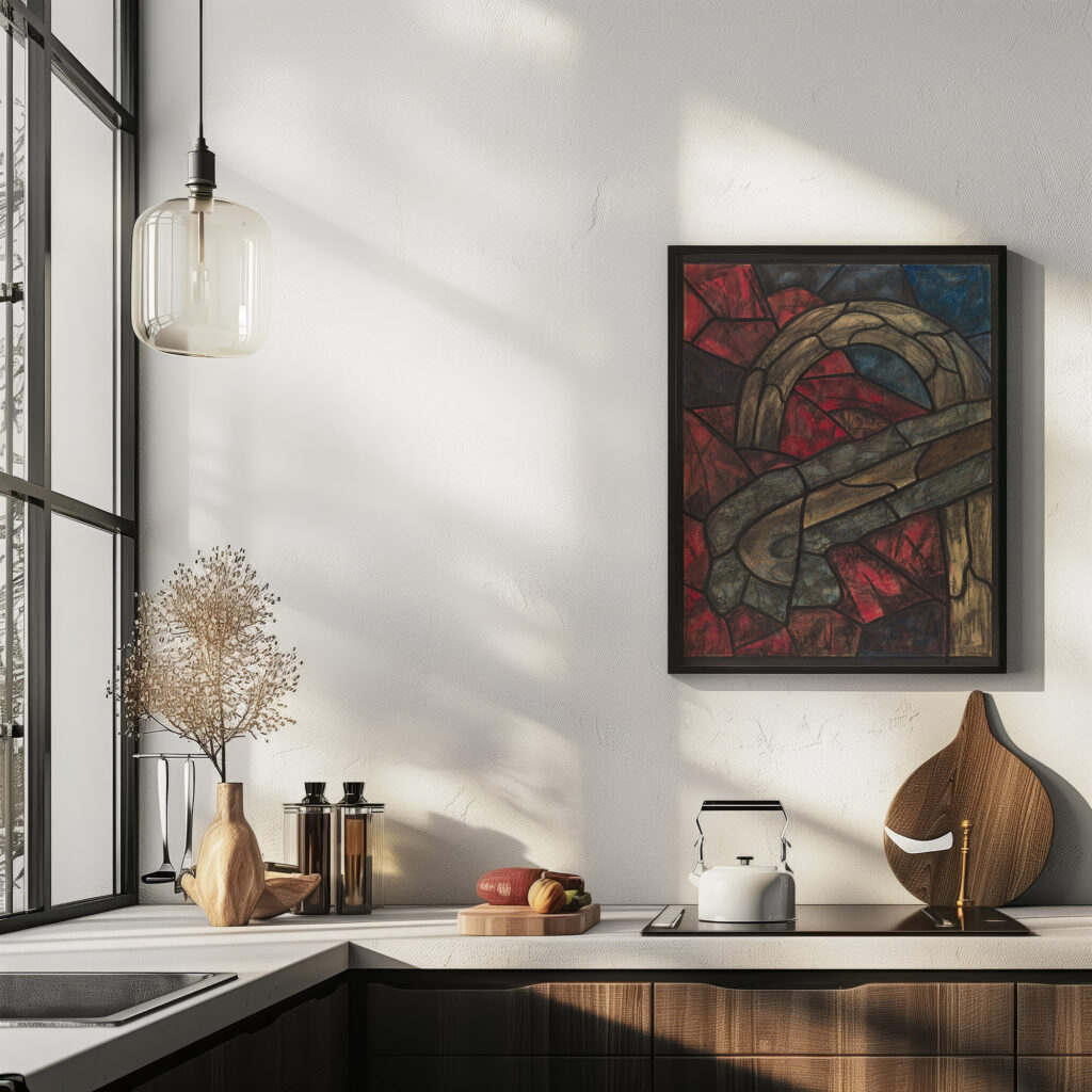 Ontwerp voor raam in het Noordertransept in de Dom te Utrecht 32 ca. 1878 1938 Richard Nicolaus Roland Holst 6 mockup