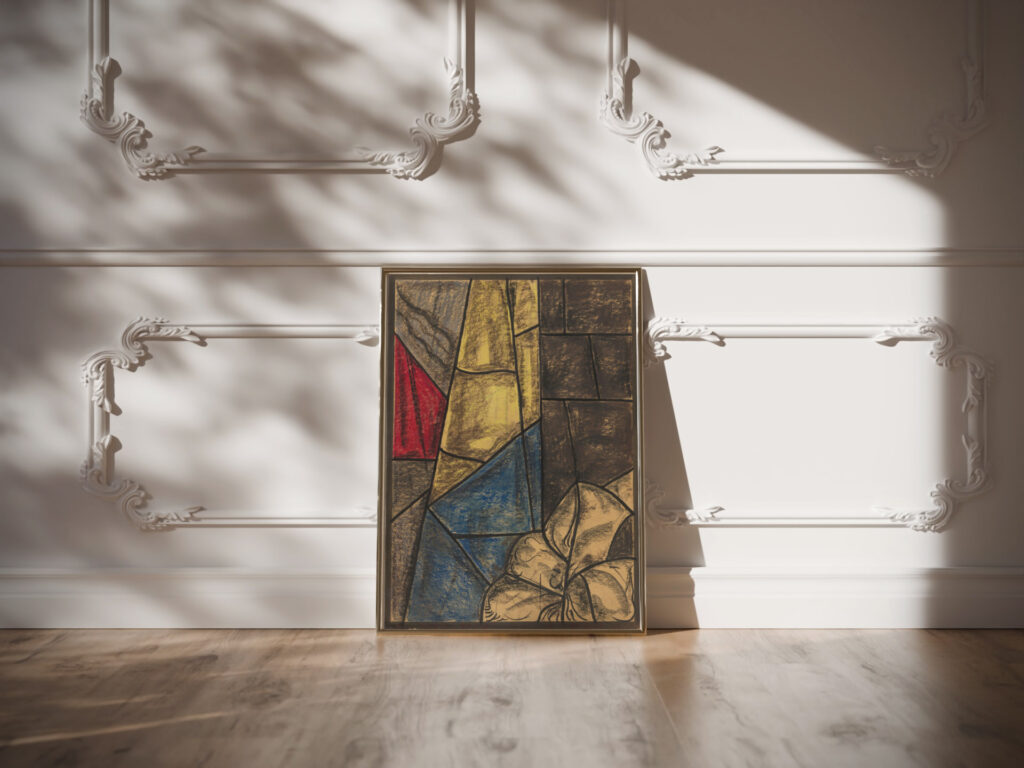 Ontwerp voor raam in het Noordertransept in de Dom te Utrecht 35 ca. 1878 1938 Richard Nicolaus Roland Holst video mockup