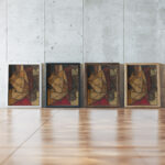 Ontwerp voor raam in het Noordertransept in de Dom te Utrecht 36 ca. 1878 1938 Richard Nicolaus Roland Holst framed posters mockup