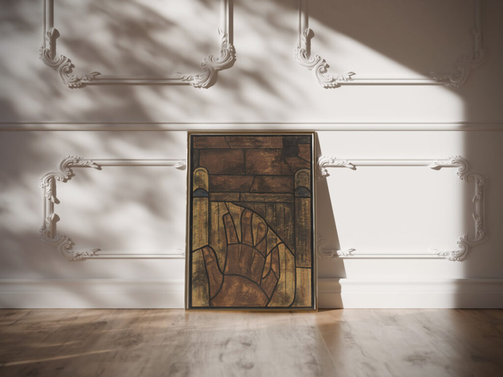 Ontwerp voor raam in het Noordertransept in de Dom te Utrecht 41 ca. 1878 1938 Richard Nicolaus Roland Holst video mockup