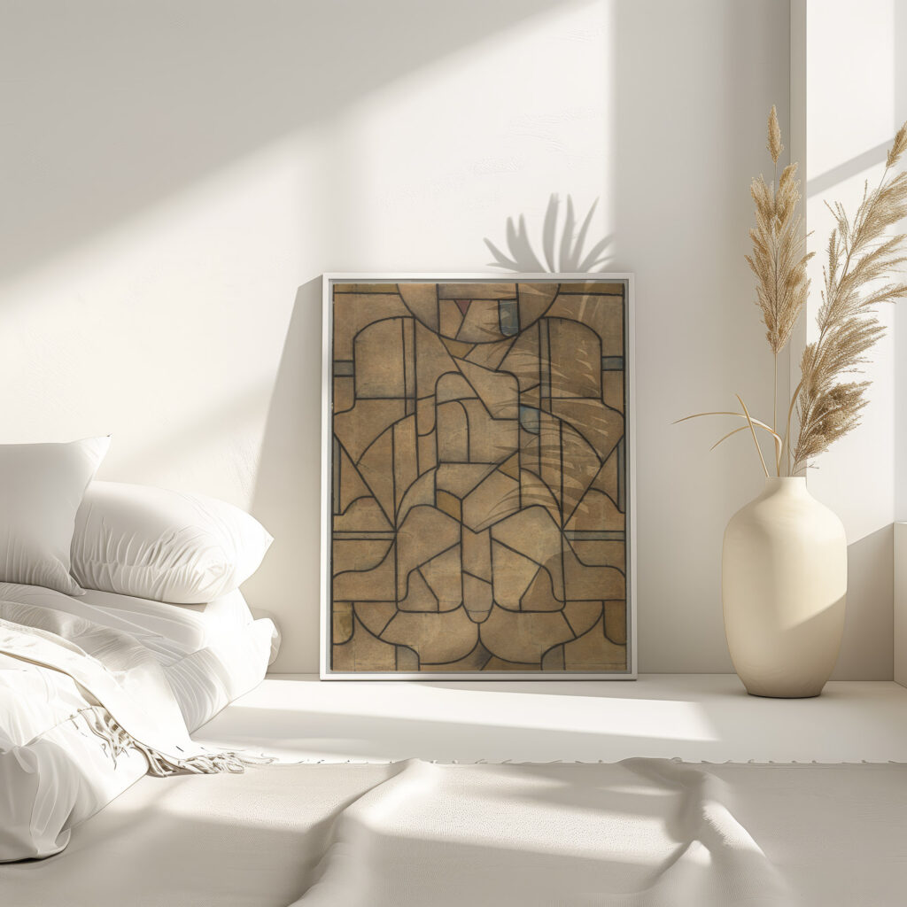 Ontwerp voor raam in het Noordertransept in de Dom te Utrecht 46 ca. 1878 1938 Richard Nicolaus Roland Holst 4 mockup