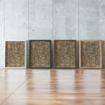 Ontwerp voor raam in het Noordertransept in de Dom te Utrecht 46 ca. 1878 1938 Richard Nicolaus Roland Holst framed posters mockup