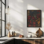 Ontwerp voor raam in het Noordertransept in de Dom te Utrecht 5 ca. 1878 1938 Richard Nicolaus Roland Holst 6 mockup