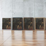 Ontwerp voor raam in het Noordertransept in de Dom te Utrecht 51 ca. 1878 1938 Richard Nicolaus Roland Holst framed posters mockup