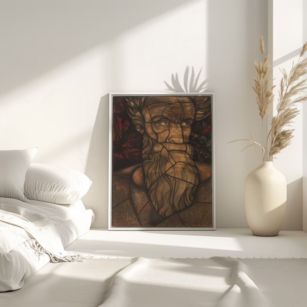 Ontwerp voor raam in het Noordertransept in de Dom te Utrecht 57 ca. 1878 1938 Richard Nicolaus Roland Holst 4 mockup