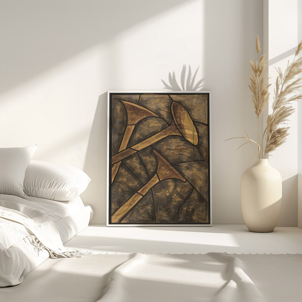 Ontwerp voor raam in het Noordertransept in de Dom te Utrecht 6 ca. 1878 1938 Richard Nicolaus Roland Holst 4 mockup