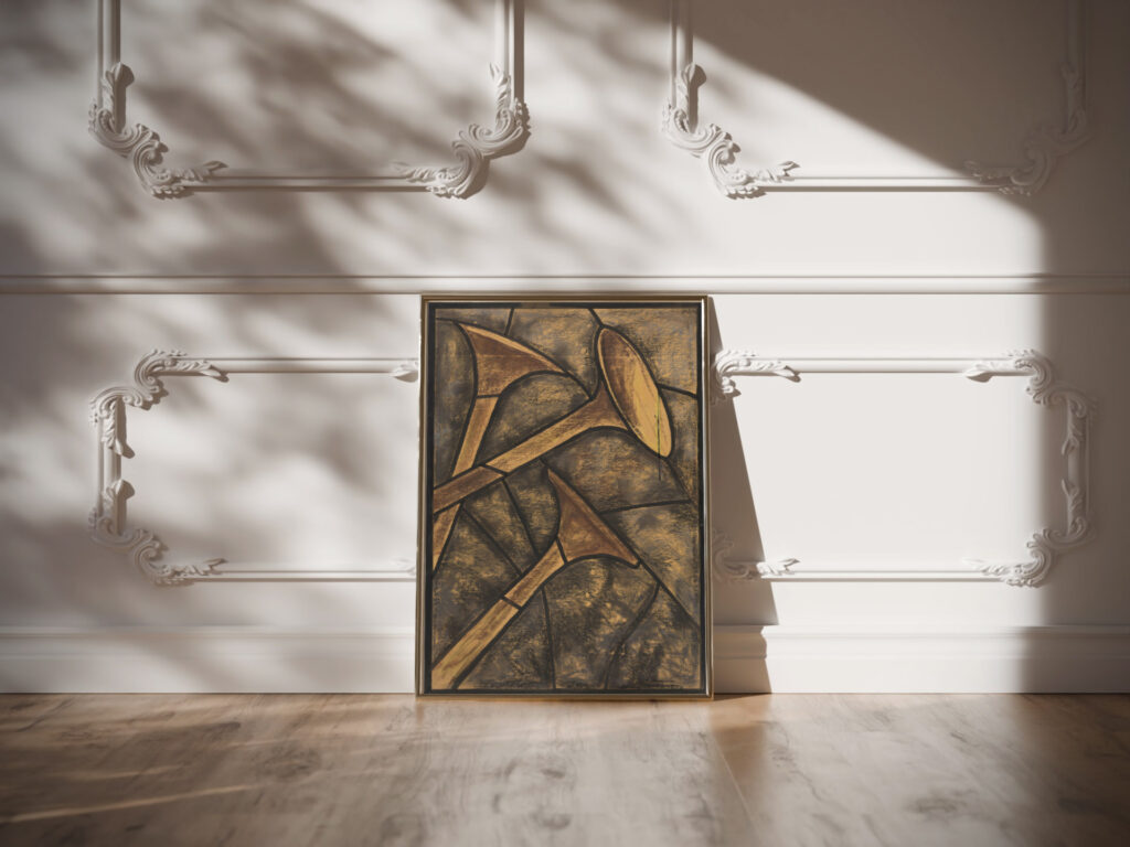 Ontwerp voor raam in het Noordertransept in de Dom te Utrecht 6 ca. 1878 1938 Richard Nicolaus Roland Holst video mockup