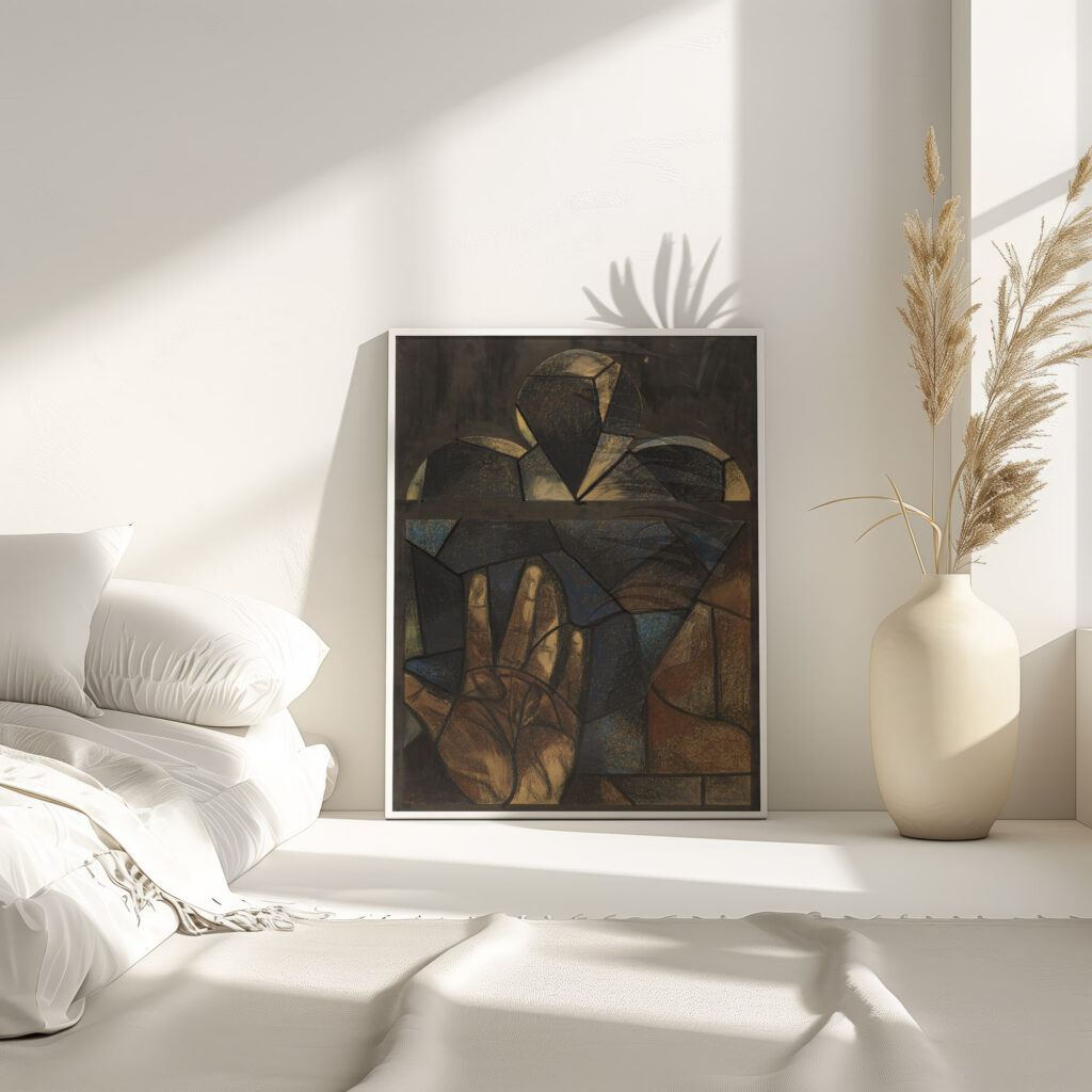 Ontwerp voor raam in het Noordertransept in de Dom te Utrecht 63 ca. 1878 1938 Richard Nicolaus Roland Holst 4 mockup