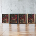 Ontwerp voor raam in het Noordertransept in de Dom te Utrecht ca. 1878 1938 Richard Nicolaus Roland Holst framed posters mockup