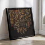 Ontwerp voor raam in het Stadhuis in Amsterdam 1930 Richard Nicolaus Roland Holst 4 mockup