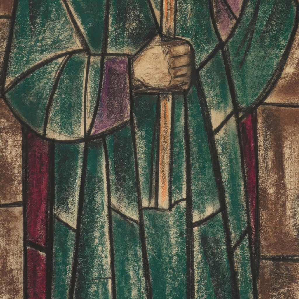 Ontwerp voor raam in het Stadhuis in Amsterdam 4 1930 Richard Nicolaus Roland Holst 8 mockup